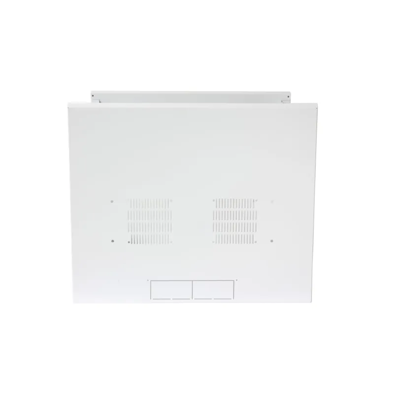 Armadio Rack 19'' a muro 10 unità sezione unica prof. 500mm Bianco