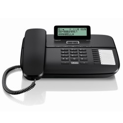 Gigaset DA710 telefono analogico con presa cuffia nero