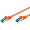 Cavo di rete Patch in rame Cat. 6A Arancione SFTP LSZH 5m