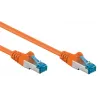 Cavo di rete Patch in rame Cat. 6A Arancione SFTP LSZH 5m