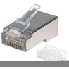 Confezione da 90 Plug Modulari Cat.6 RJ45 STP