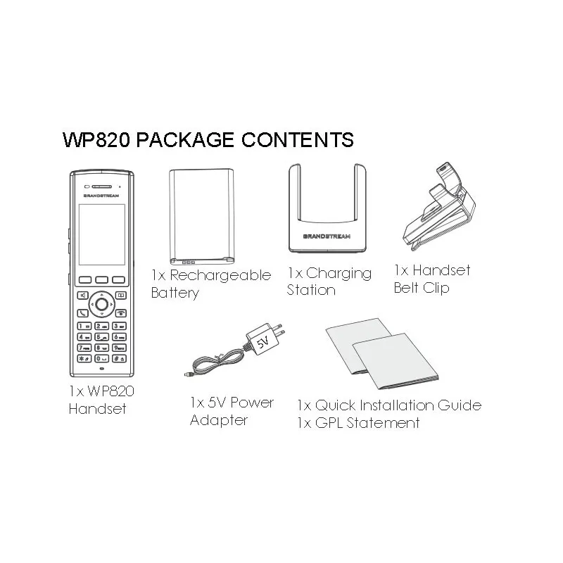 Grandstream WP820 terminale wifi