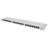 Pannello Patch 24 posti Cat6 FTP Grigio