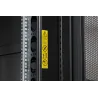 Armadio NetRack 19'' 600x1000 42 Unità Ventilato Nero da Assemblare