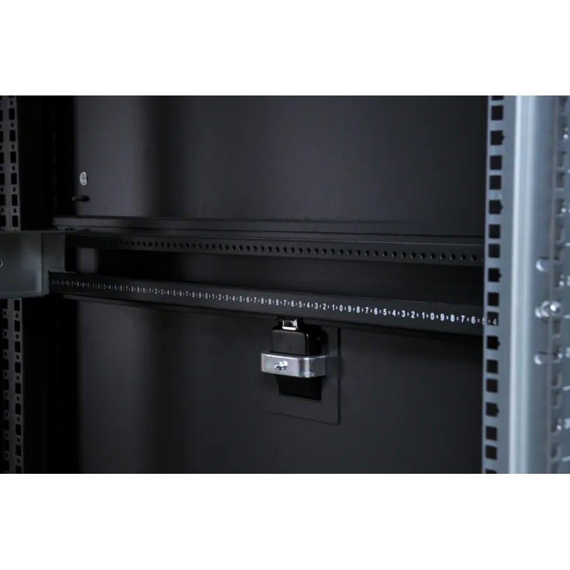 Armadio NetRack 19'' 600x1000 42 Unità Ventilato Nero da Assemblare