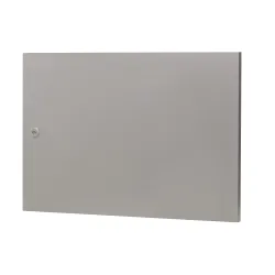 Porta in metallo cieca per armadi 9U serie ER grigia 