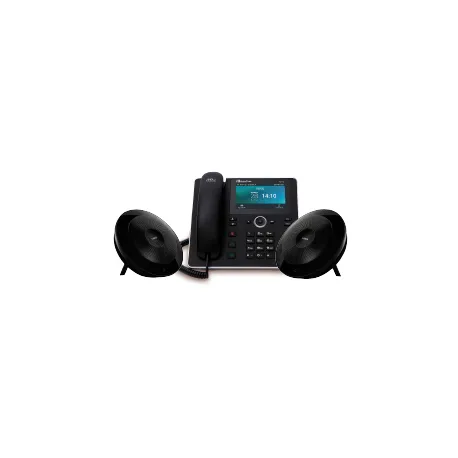 Audiocodes SfB 457D Huddle Room Solution (HRS) IP-Phone including two external mid-size speakers and external power supply