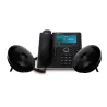 Audiocodes SfB 457D Huddle Room Solution (HRS) IP-Phone including two external mid-size speakers and external power supply