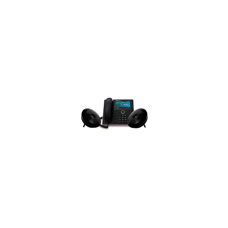 Audiocodes SfB 457D Huddle Room Solution (HRS) IP-Phone including two external mid-size speakers and external power supply