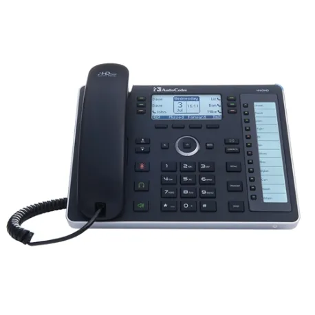 Audiocodes AudioCodes Lync 440HD IP-Phone PoE GbE Black2 Ethernet 10/100/1000 ports, 18 Programmabl
