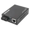 Media Converter Gigabit PoE+ SC Monomodale