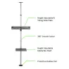 Supporto da Pavimento a Soffitto per TV LCD/LED/Plasma 37-70''
