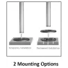 Supporto da Pavimento a Soffitto per TV LCD/LED/Plasma 37-70''