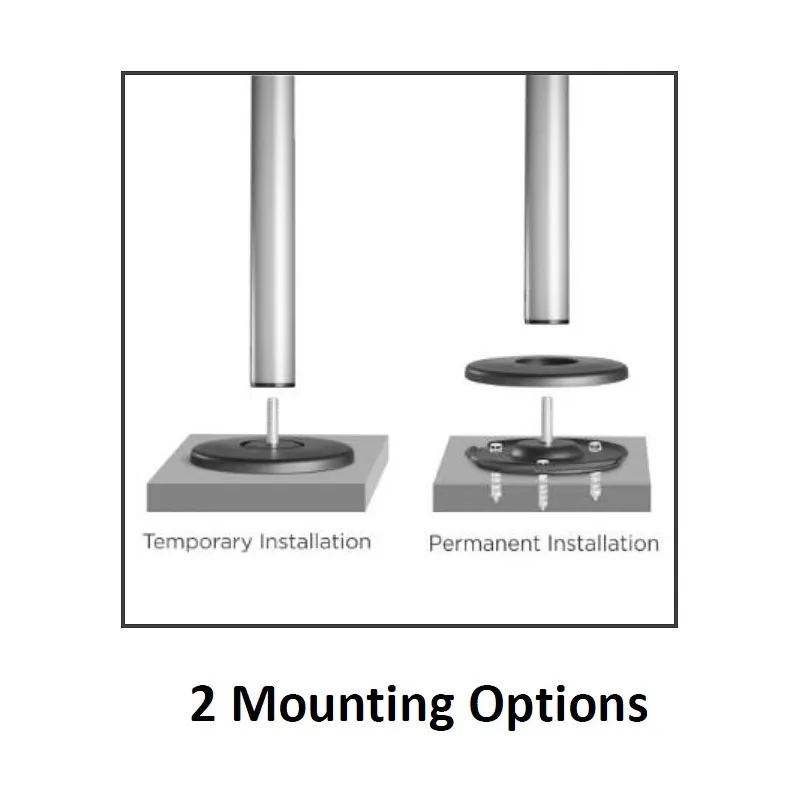 Supporto da Pavimento a Soffitto per TV LCD/LED/Plasma 37-70''