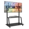 Supporto a Pavimento con Mensola per TV LCD/LED/Plasma 55-110''