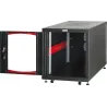 Armadio Rack 19'' 600x800 12 Unità Nero da sotto-scrivania