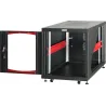 Armadio Rack 19'' 600x800 12 Unità Nero da sotto-scrivania