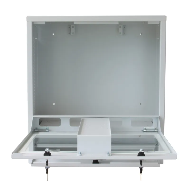 Armadio di sicurezza per PC, monitor touch LCD e tastiera Grigio