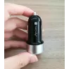 Caricatore da Auto 2p USB 5V con uscita 4,8A Nero