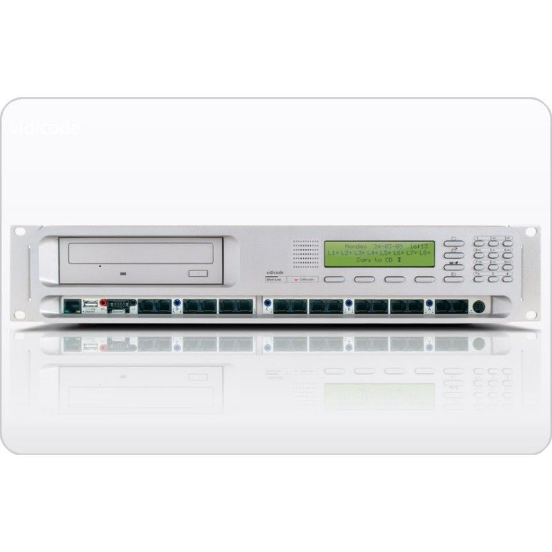 Vidicode Registratore telefonico x 8 canali 20700 ore e CD
