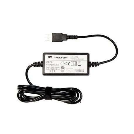 Cavo di ricarica USB 3M PELTOR, FR09