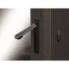 Maniglia Girevole per Porta Armadi Rack Nera