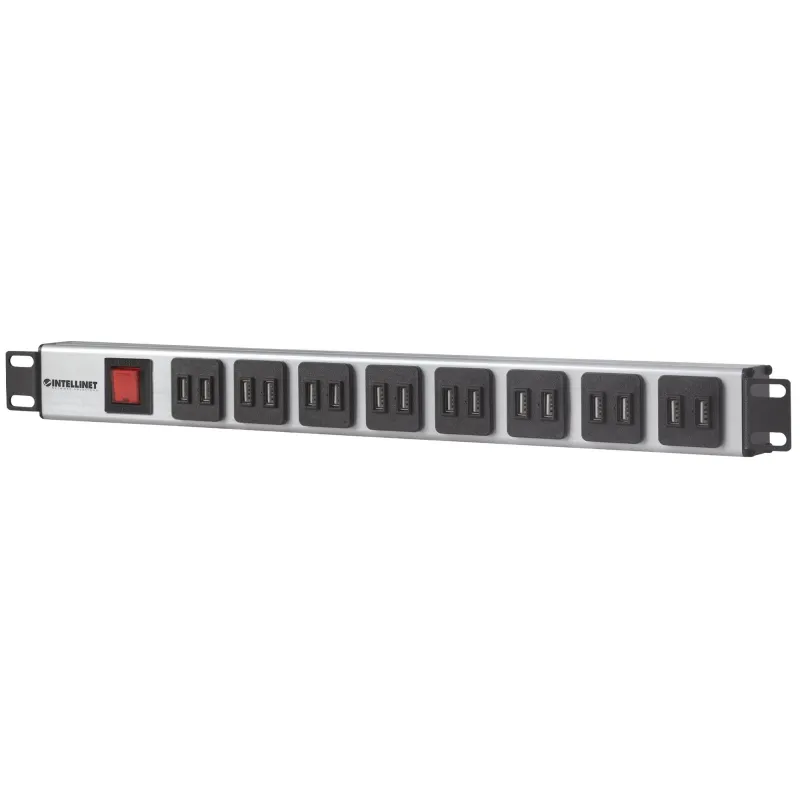 Multipresa per Rack 16 uscite USB tipo A