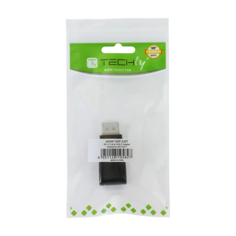 Convertitore DisplayPort v.1.2 M a VGA F compatto 
