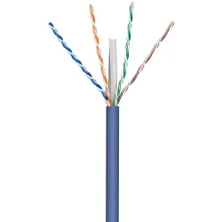Matassa U/UTP Cavo Cat.6A Rame 305m LSZH Rigido Blu