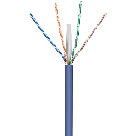 Matassa U/UTP Cavo Cat.6A Rame 305m LSZH Rigido Blu
