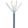 Matassa U/UTP Cavo Cat.6A Rame 305m LSZH Rigido Blu