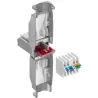 Plug RJ45 Cat.6 Schermato STP Tooless con fermacavo