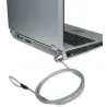 Cavo di Sicurezza in Acciaio con Lucchetto per Notebook e due Chiavi