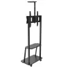 Supporto a Pavimento con Mensola per TV LCD/LED/Plasma 32-70''