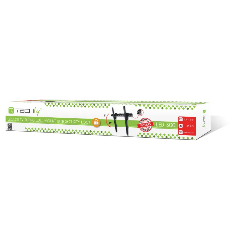 Staffa a Muro Inclinabile TV LED LCD 23-55''