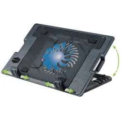 Supporto per notebook fino a 17.3'' con sistema di raffreddamento 