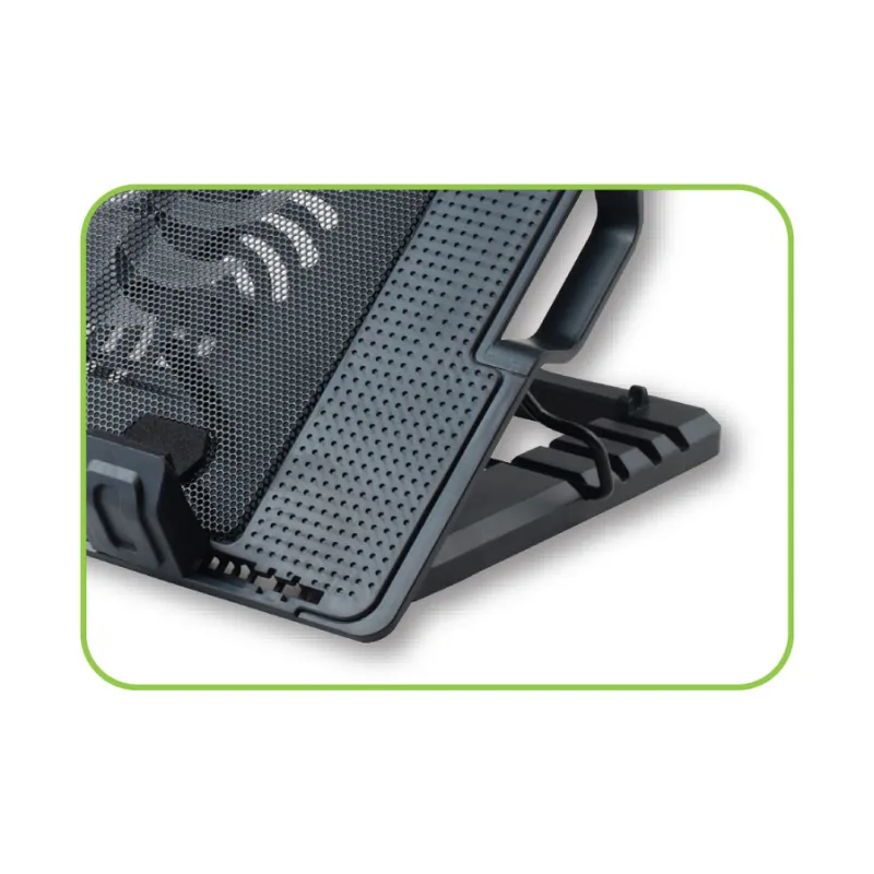 Supporto per notebook fino a 17.3'' con sistema di raffreddamento 