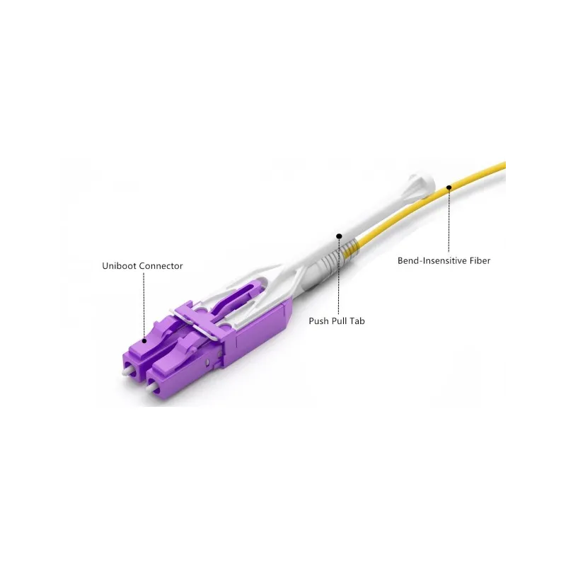 Cavo Fibra Ottica LC/LC Uniboot HD 50/125 Multimodale LSZH 5m OM4