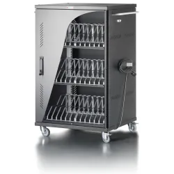 Carrello Stazione di Ricarica Ventilato 36 Notebook o Smartphone Nero
