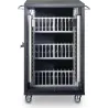 Carrello Stazione di Ricarica Ventilato 36 Notebook o Smartphone Nero