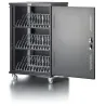 Carrello Stazione di Ricarica Ventilato 36 Notebook o Smartphone Nero