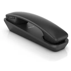 Jabra Handset 450™ Microtelefono senza fili per softphones/Comunicazione unificata con tecnologia DECT e base USB, color nero