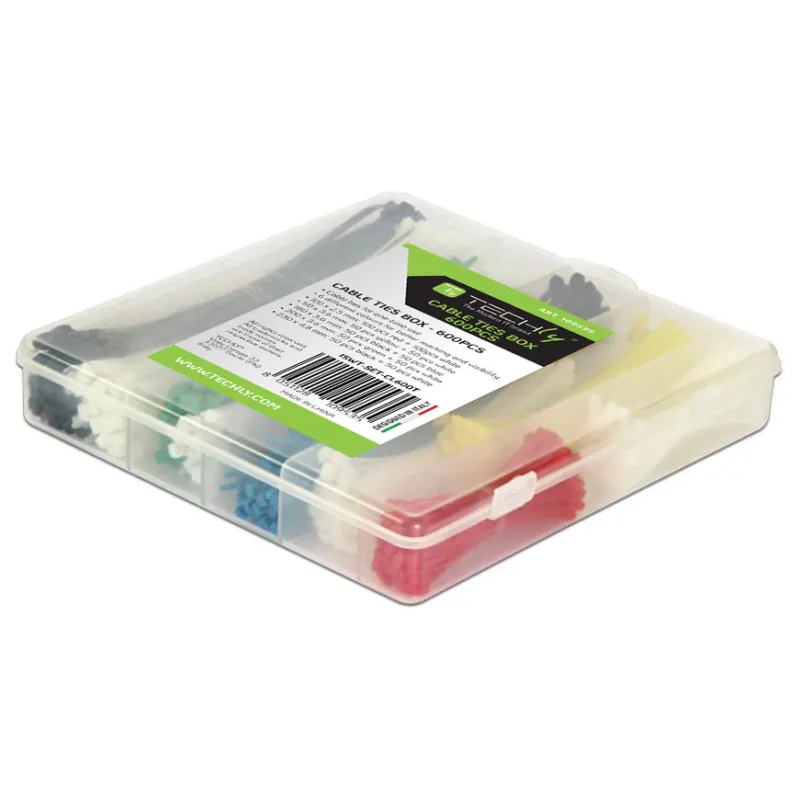 Fascette Fermacavo Colorate Kit da 600pz
