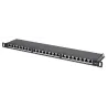 Pannello Patch 24 Posti 19'' Cat6a Schermato Nero