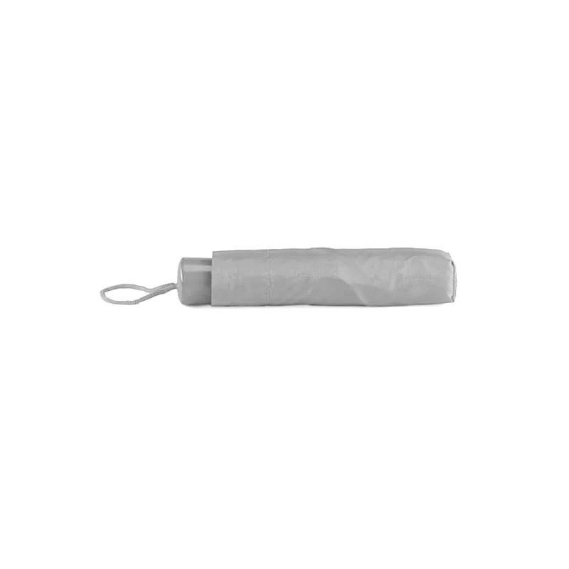 Ombrello pieghevole Grigio con logo Techly