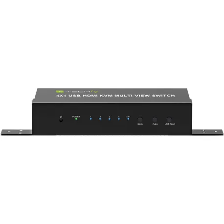 HDMI Switch 4x1 KVM Quad Multiviewer con Telecomando IR 1080p