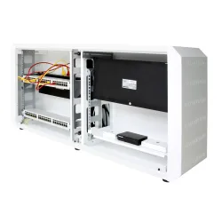 Armadio rack 19'' Ghost  con porta cieca Bianco 