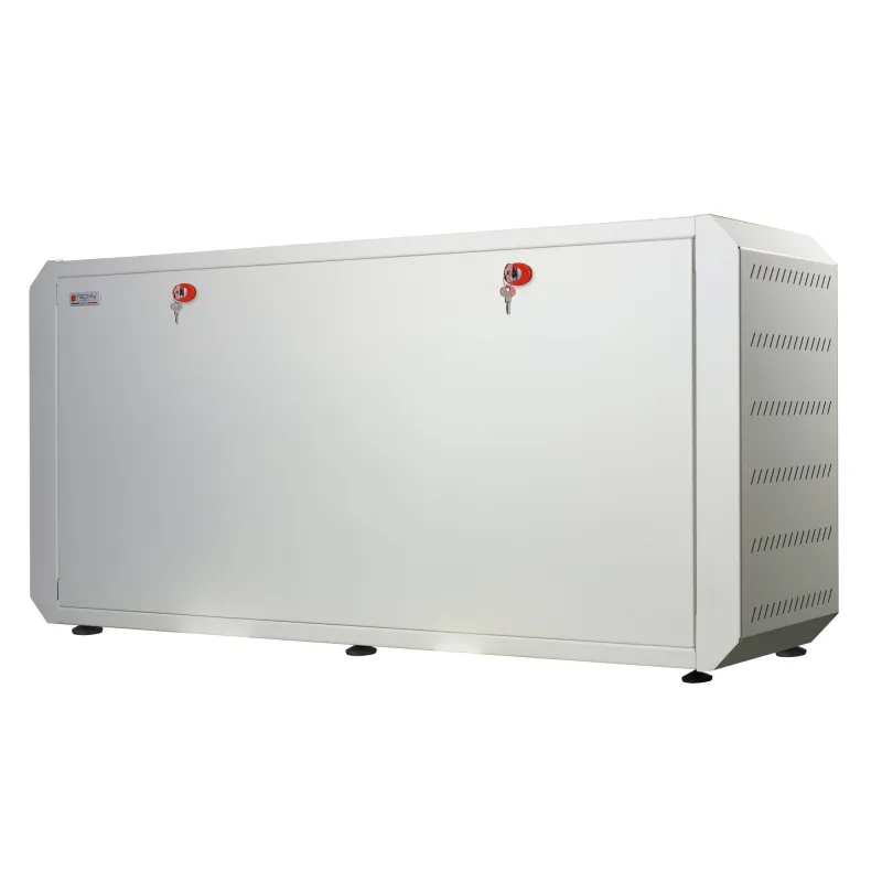Armadio rack 19'' Ghost  con porta grigliata Bianco 