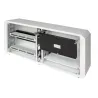 Armadio rack 19'' Ghost  con porta grigliata Bianco 
