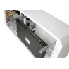 Armadio rack 19'' Ghost  con porta grigliata Bianco 